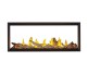 Napoleon Tall Linear Vector See-Thru 62-inch Direct Vent Natural Gas Fireplace