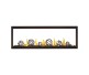 Napoleon Tall Linear Vector See-Thru 74-inch Direct Vent Natural Gas Fireplace