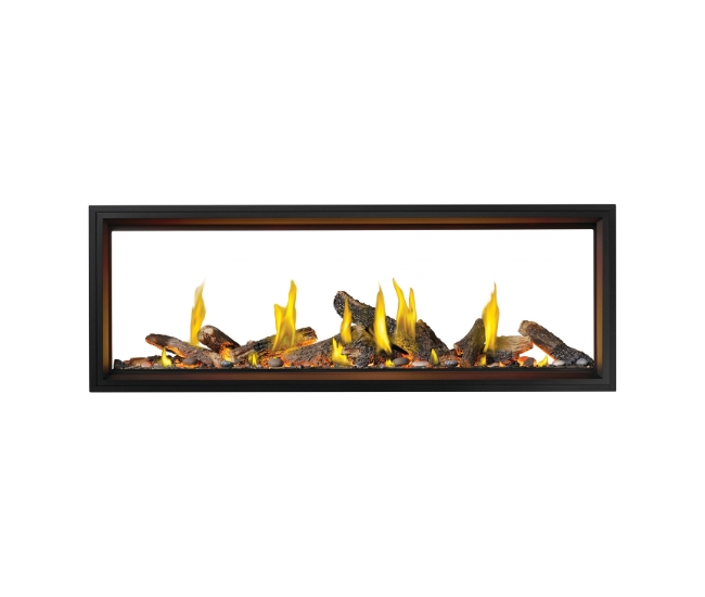 Napoleon Tall Linear Vector See-Thru 74-inch Direct Vent Natural Gas Fireplace