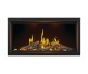 Napoleon Tall Linear Vector with Luminous Logs 50-inch Direct Vent Natural Gas Fireplace