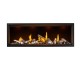 Napoleon Tall Linear Vector with Luminous Logs 74-inch Direct Vent Natural Gas Fireplace