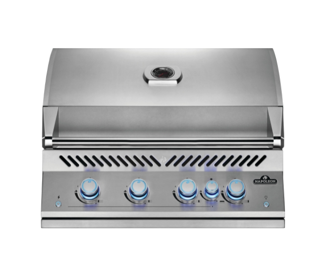 Napoleon 700 Series 32-inch Built-In Stainless Steel Gas Grill with Infrared Rear Burner | 4-Burner