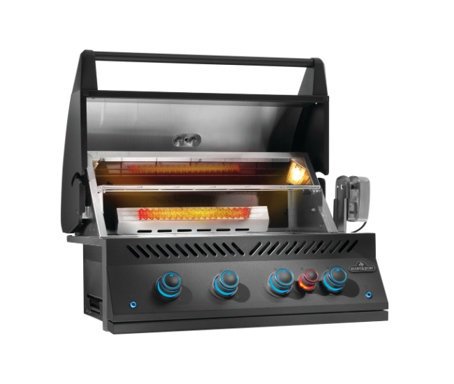 Napoleon 700 Series 32-inch Built-In Grill with Infrared Rear Burner in Matte Black | 4-Burner