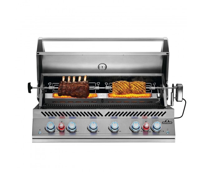 Napoleon Built-In 700 Series 44-inch Stainless Steel Gas Grill with Dual Infrared Rear Burners | 5-Burner