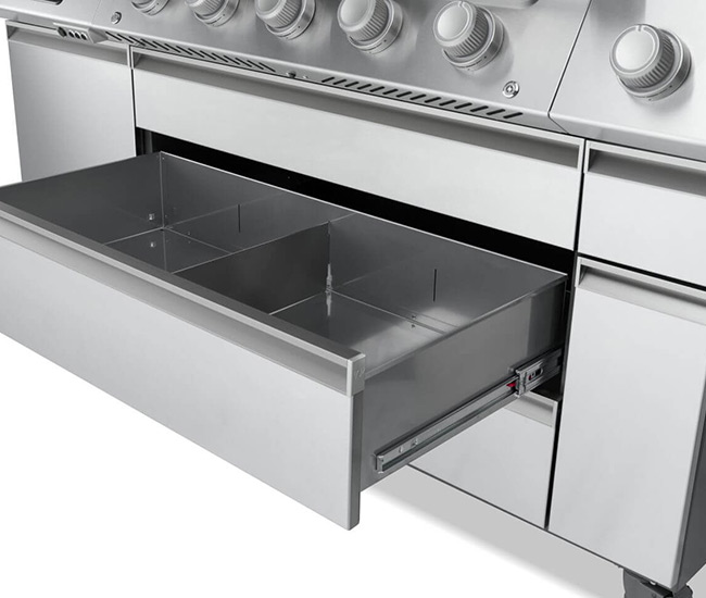 Napoleon Prestige Pro 665 Elite Portable Gas Grill with Smart Technology and Electric Smoker Box | 5-Burner