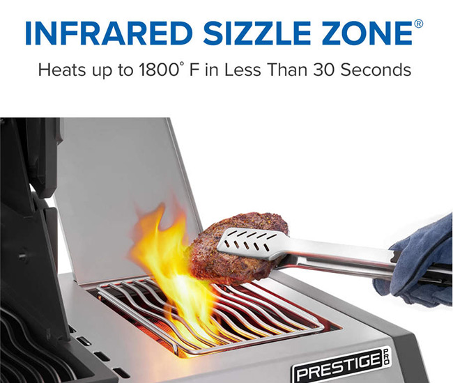 Napoleon Prestige Pro 665 Elite Portable Gas Grill with Smart Technology and Electric Smoker Box | 5-Burner