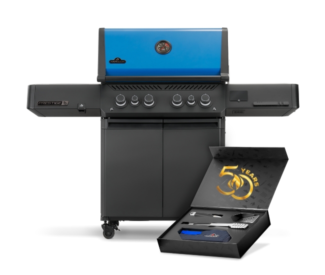 Napoleon 50th Anniversary Ed. Prestige 500 Connected Portable Grill | 4-Burner