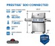 Napoleon Prestige 500 Connected RSIB Portable Grill | 4-Burner