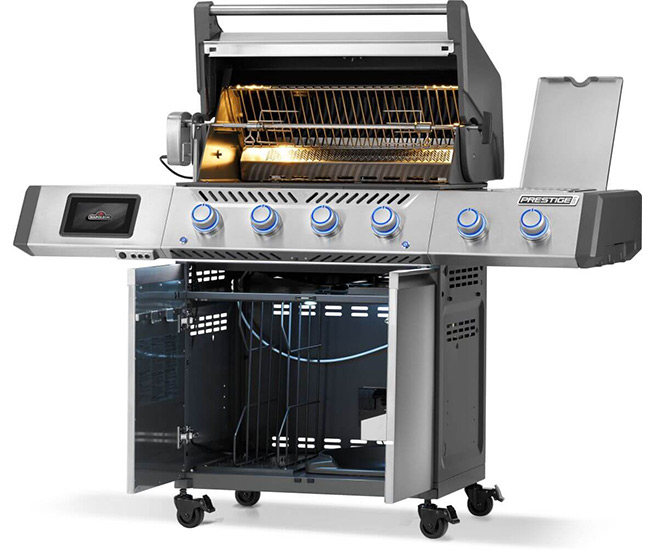 Napoleon Prestige Pro 500 Stainless Steel Gas Grill with Smart Technology | 4-Burner