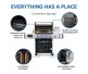 Napoleon Prestige Pro 500 Stainless Steel Gas Grill with Smart Technology | 4-Burner
