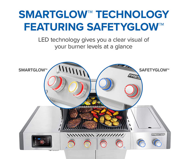 Napoleon Prestige Pro 500 Stainless Steel Gas Grill with Smart Technology | 4-Burner
