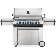 Napoleon Prestige Pro 665 Stainless Steel Gas Grill with Infrared Side and Rear Burners | 5-Burner
