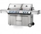 Napoleon Prestige Pro 825 Stainless Steel Gas Grill with Power Side Burner,  Infrared Rear and Bottom Burners | 6-Burner