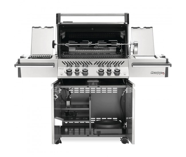 Napoleon Prestige Pro 500 Stainless Steel Gas Grill with Infrared Side and Rear Burners | 4-Burner