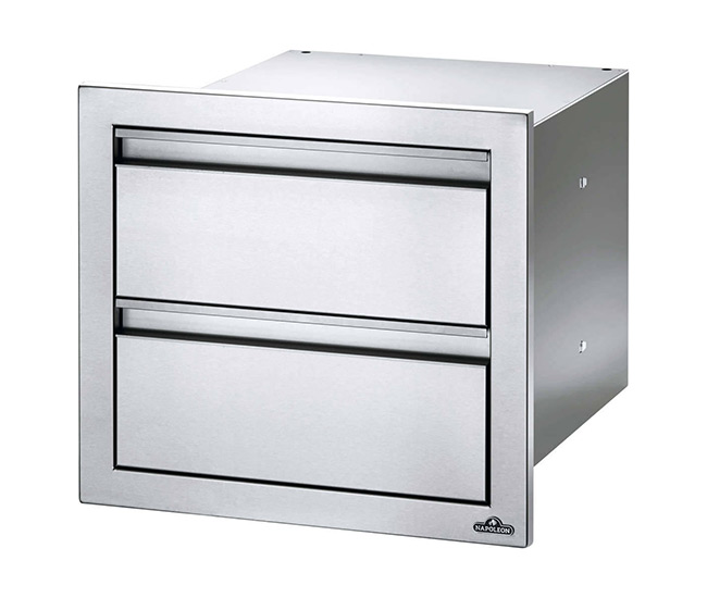 Napoleon 18-inch x 16-inch Double Drawer
