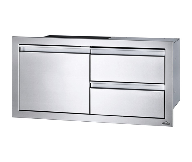 Napoleon 36-inch x 16-inch Single Door and Double Drawer Combo