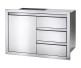 Napoleon 36-inch x 24-inch Single Door and Triple Drawer Combo