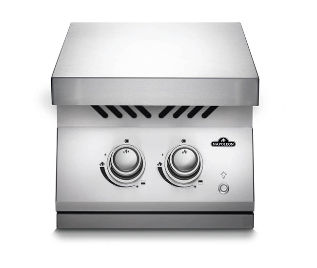 Napoleon Built-In 700 Series Inline Dual Range Top Burner with Stainless Steel Cover