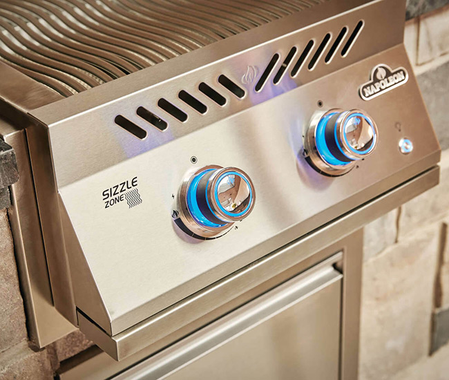 Napoleon Built-In 700 Series Dual Infrared Burner with Stainless Steel Cover