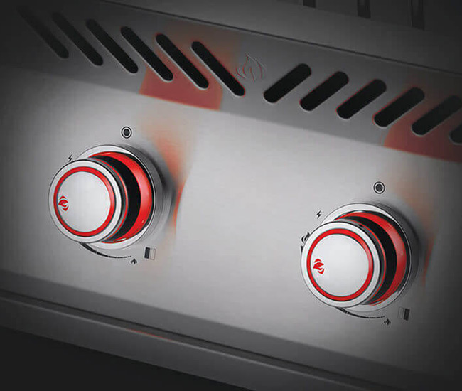 Napoleon Built-In 700 Series Dual Range Top Burner with Stainless Steel Cover