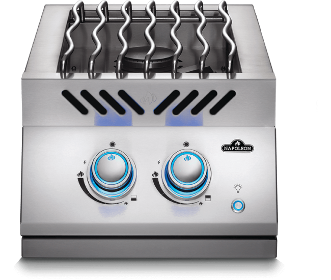 Napoleon Built-In 700 Series Inline Dual Range Top Burner with Stainless Steel Cover