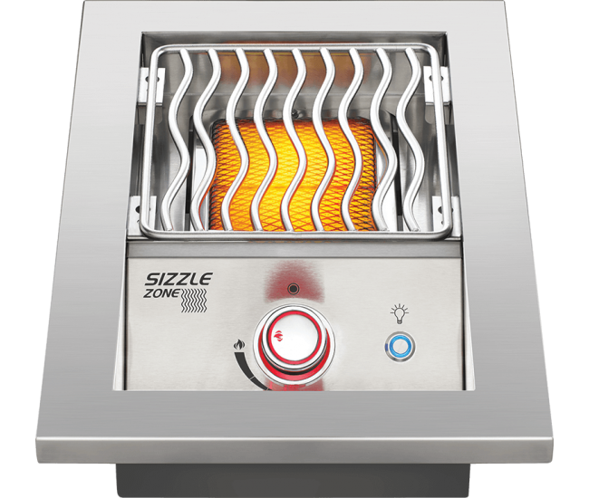 Napoleon Built-In 700 Series Single Infrared Burner with Stainless Steel Cover