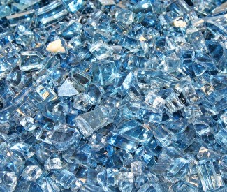 Empire Nexfire Blue Clear Crushed Glass