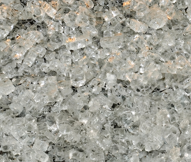 Empire Nexfire Clear Frost Crushed Glass