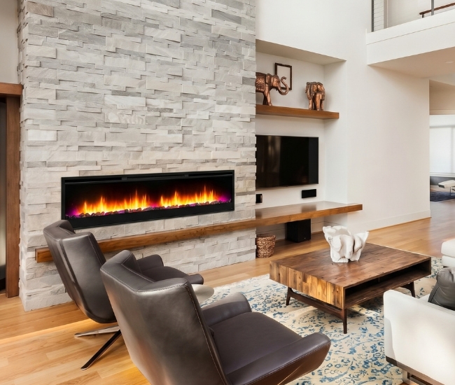 Empire Nexfire 74-inch Electric Linear Fireplace