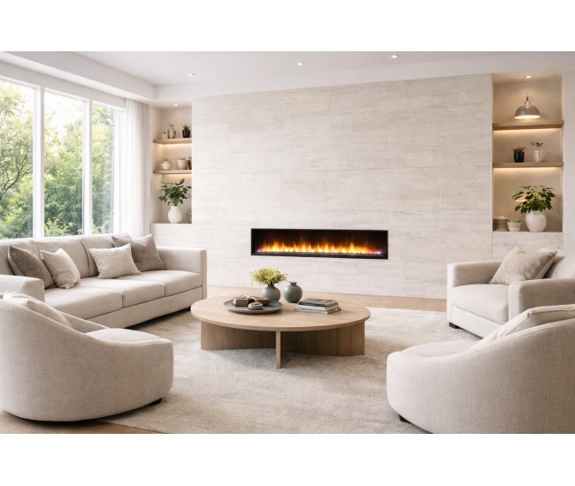 Nexfire 74-inch Electric Linear Fireplace