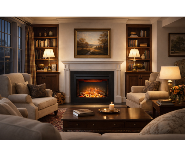 Nexfire 39-Inch Traditional Electric Fireplace Insert