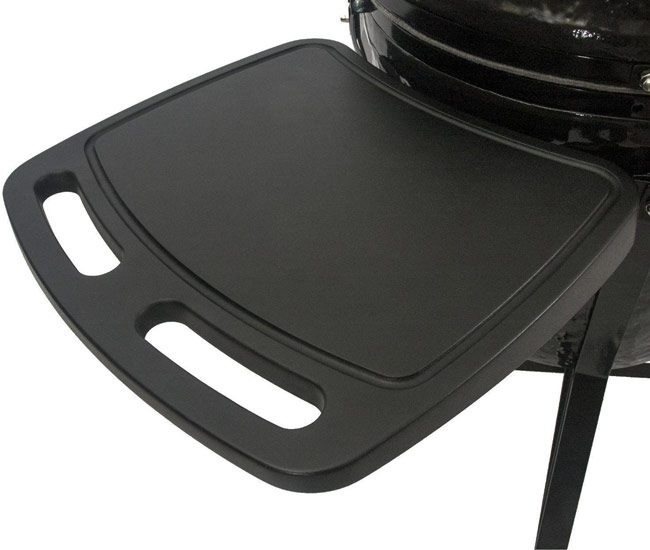Primo All-In-One Oval Large Ceramic Grill with Cradle & Side Shelves