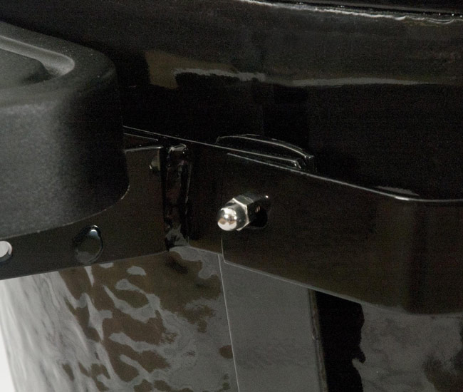 Primo All-In-One Oval Large Ceramic Grill with Cradle & Side Shelves