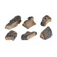Real Fyre 6 Charred Wood Chips (Case of 6)