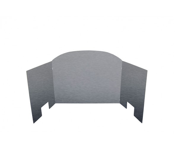 Real Fyre Three-Panel Traditional Fyreback Satin Stainless