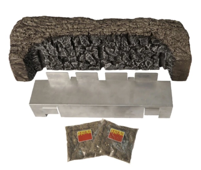 Real Fyre Split Oak Designer Plus Flame Enhanced Vented Gas Logs Only