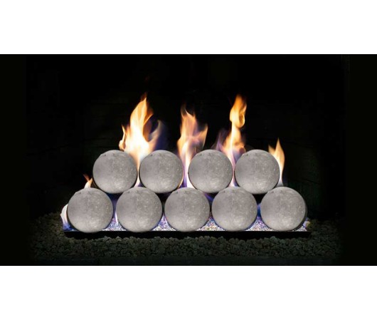 Real Fyre 4-inch Graystone Vented Fyre Spheres