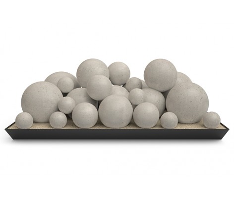 Real Fyre Graystone Mixed Select Vented Fyre Spheres