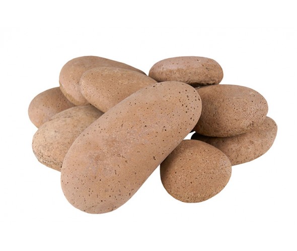 Real Fyre Terracotta River Rock Fyre Stones