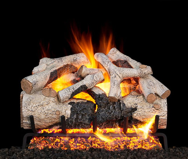 Real Fyre Burnt Aspen Vented Gas Log Set