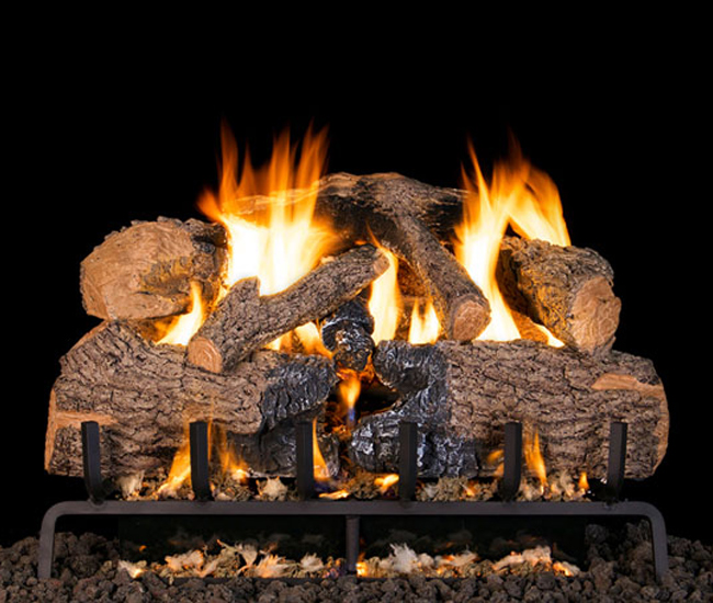 Real Fyre Charred Angel Oak Logs Only