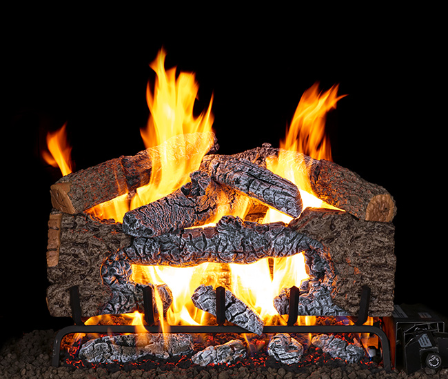 Real Fyre Charred Cinder Oak Logs Only