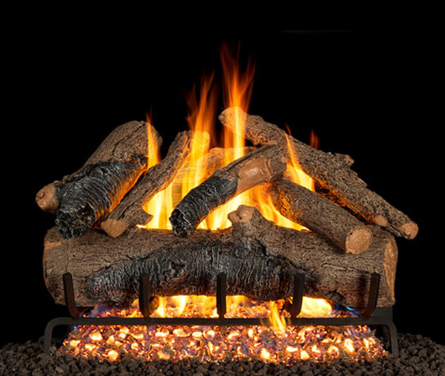 Real Fyre Charred Colonial Oak Logs Only