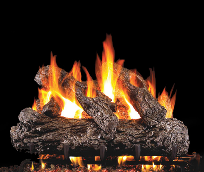 Real Fyre Rustic Oak Vented Gas Logs Only