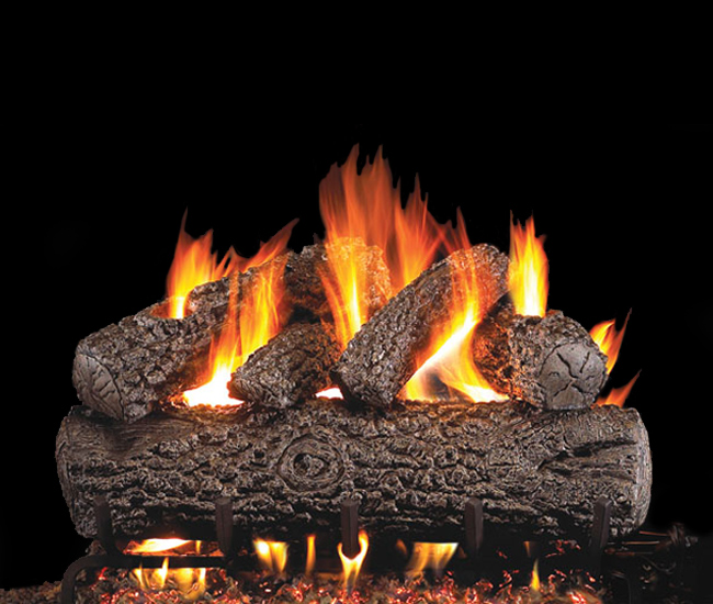 Real Fyre Post Oak Vented Gas Logs Only