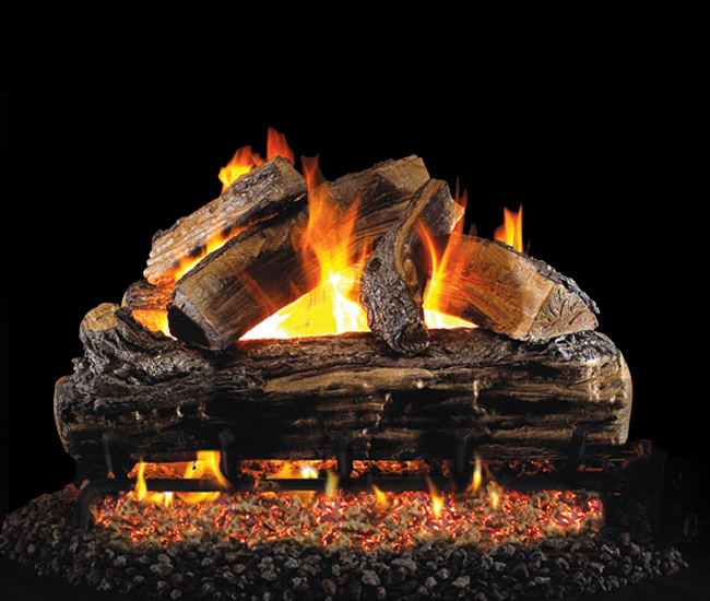 Real Fyre Split Oak Vented Gas Log Set