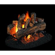 Real Fyre Split Oak Designer Plus See-Thru Vented Gas Logs Only