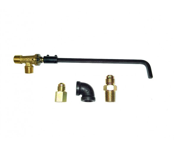 Real Fyre Manual On/Off Valve with Extension and L-Shaped Handle