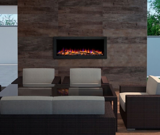 SimpliFire 43-inch Forum Outdoor Electric Fireplace
