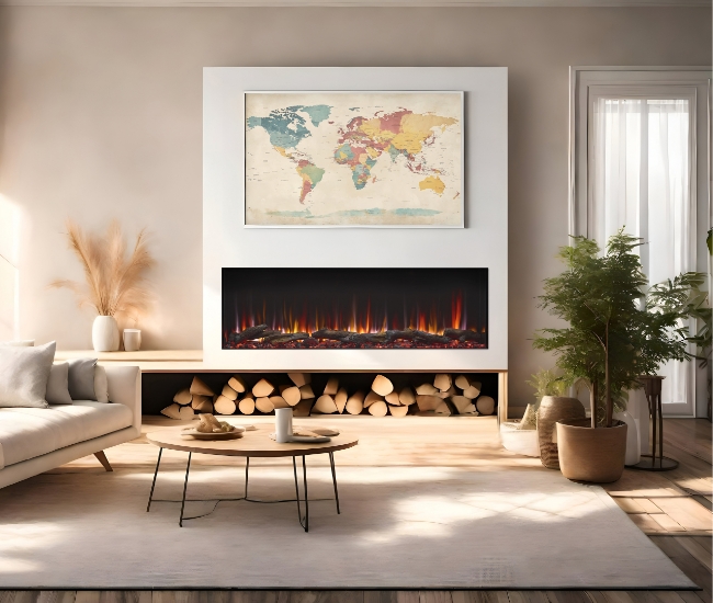 SimpliFire 50-inch Triton Linear Electric Fireplace